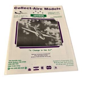 Collect Aire Models Advisor Catalog Vol 15 #1 Summer/Fall 1994